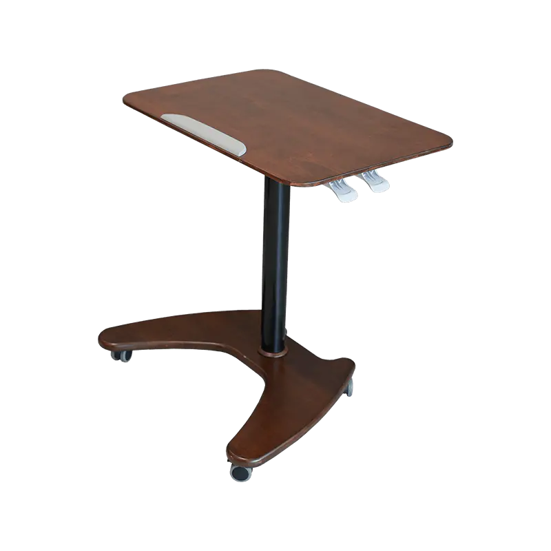 SK06 Meja Miring Pneumatik Kayu Solid Walnut yang Dapat Disesuaikan Tingginya
